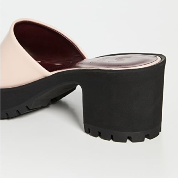 STAUD Black and Cream Platform Mules - Picture 3 of 13